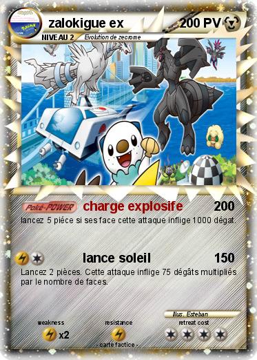 Pokemon zalokigue ex
