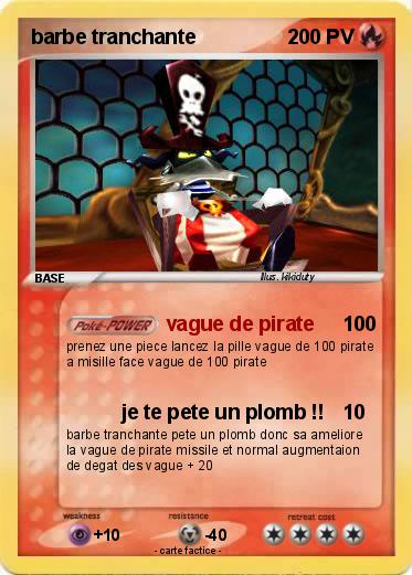 Pokemon barbe tranchante