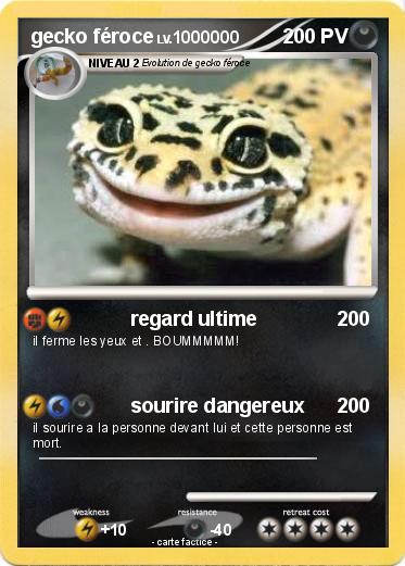 Pokemon gecko féroce