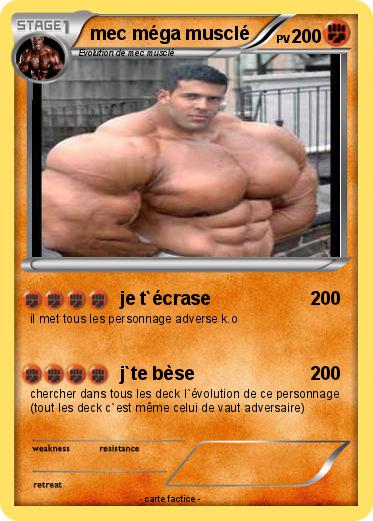Pokemon mec méga musclé
