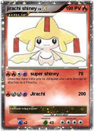 Pokemon jirachi shiney