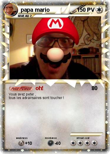 Pokemon papa mario