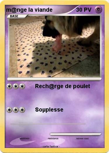 Pokemon m@nge la viande