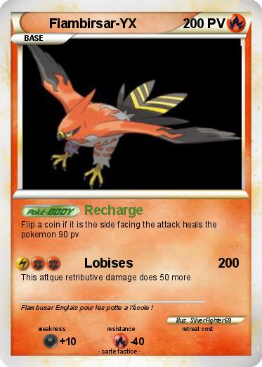 Pokemon Flambirsar-YX