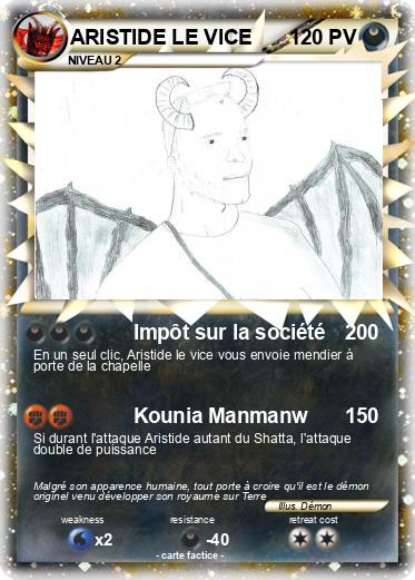 Pokemon ARISTIDE LE VICE