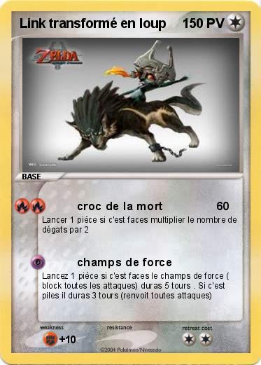 Pokemon Link transformé en loup