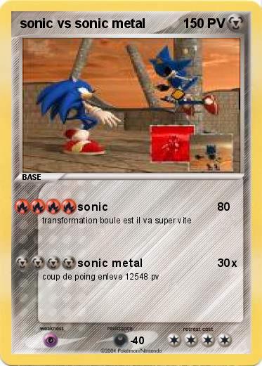 Pokemon sonic vs sonic metal