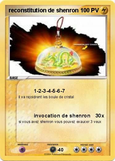 Pokemon reconstitution de shenron