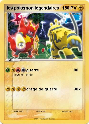 Pokemon les pokémon légendaires
