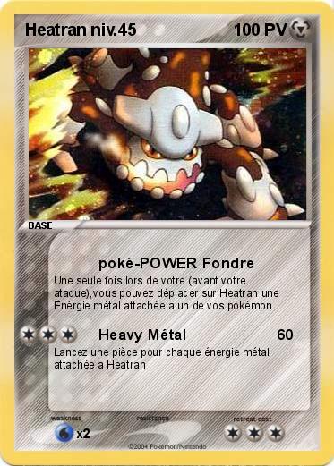 Pokemon Heatran niv.45
