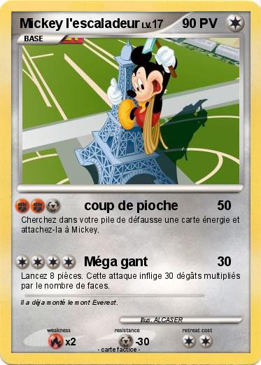 Pokemon Mickey l'escaladeur
