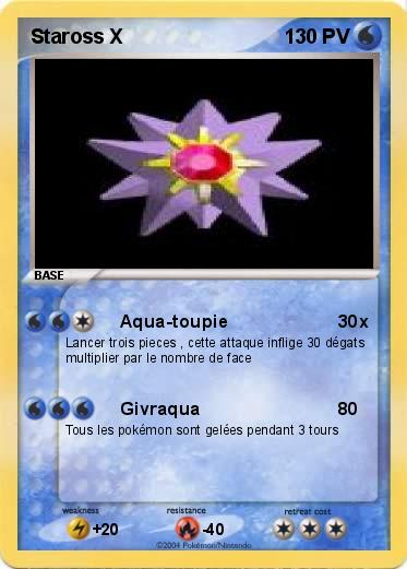 Pokemon Staross X