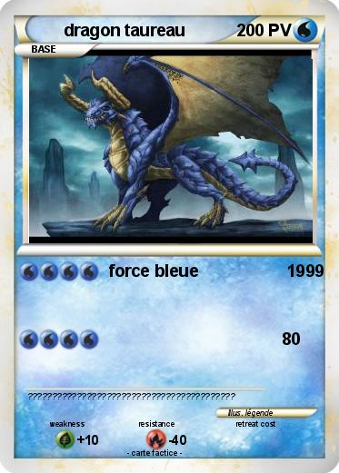 Pokemon dragon taureau