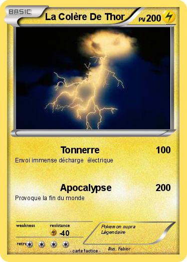 Pokemon La Colère De Thor