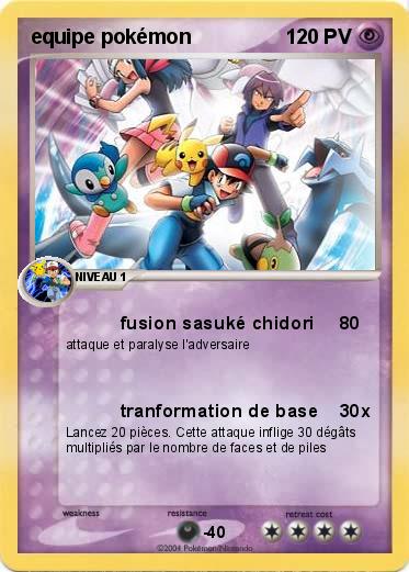 Pokemon equipe pokémon