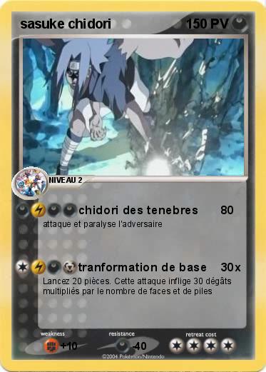 Pokemon sasuke chidori