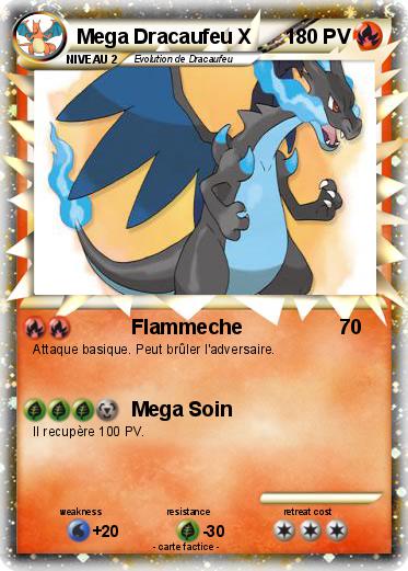 Pokemon Mega Dracaufeu X