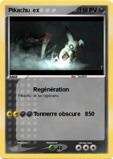 Pokemon Pikachu  ex