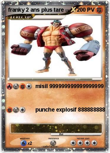Pokemon franky 2 ans plus tare