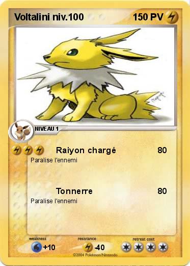 Pokemon Voltalini niv.100