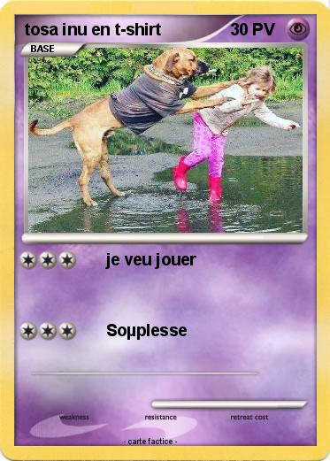 Pokemon tosa inu en t-shirt