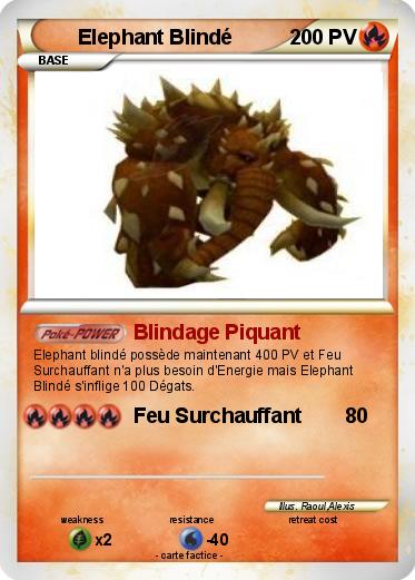 Pokemon Elephant Blindé