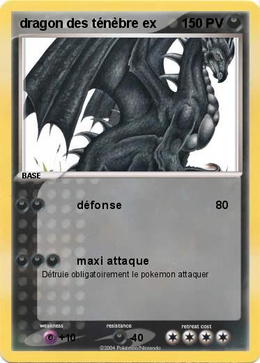 Pokemon dragon des ténèbre ex