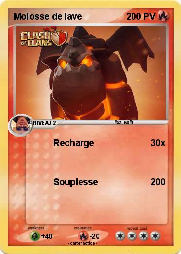 Pokemon Molosse de lave