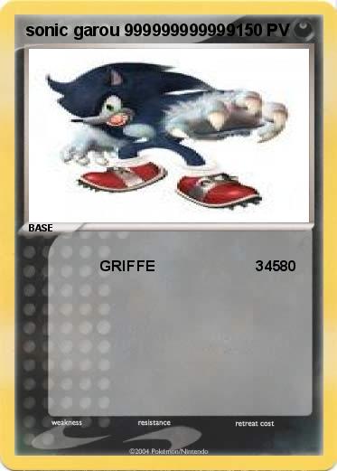 Pokemon sonic garou 999999999999