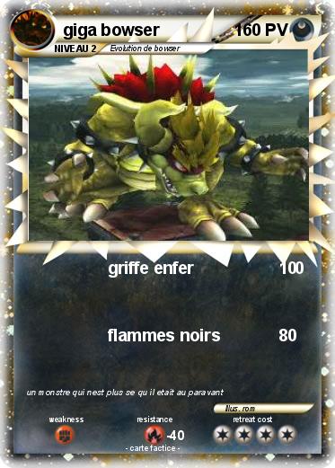 Pokemon giga bowser