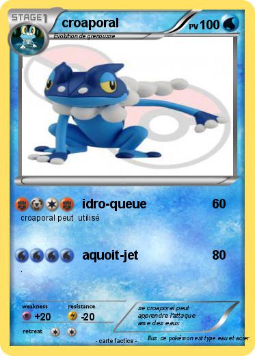 Pokemon croaporal