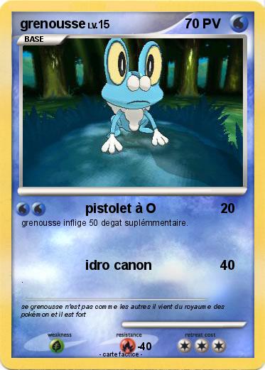 Pokemon grenousse