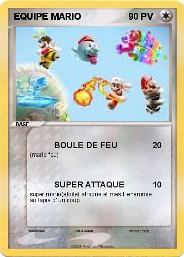 Pokemon EQUIPE MARIO