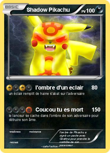 Pokemon Shadow Pikachu