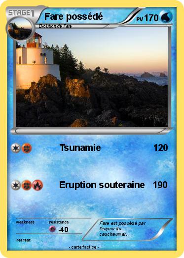 Pokemon Fare possédé