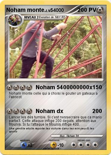 Pokemon Noham monte.