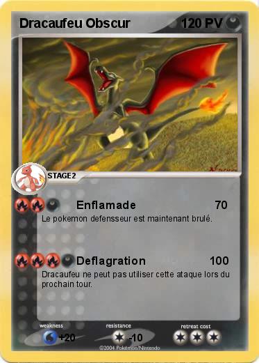 Pokemon Dracaufeu Obscur