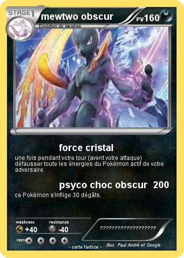 Pokemon mewtwo obscur