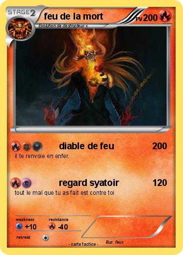 Pokemon feu de la mort
