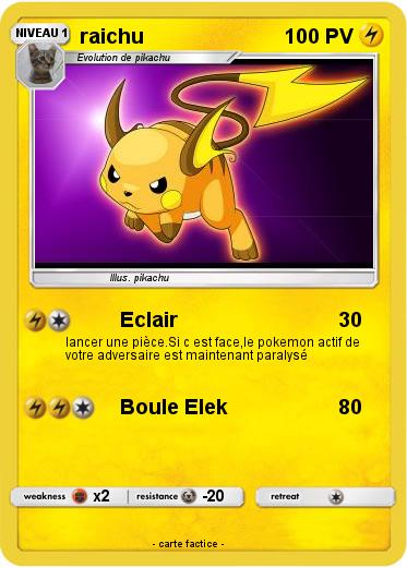 Pokemon raichu