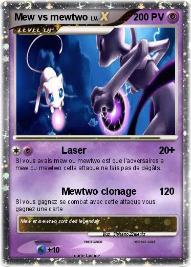 Pokemon Mew vs mewtwo
