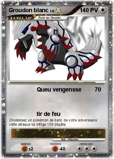 Pokemon Groudon blanc