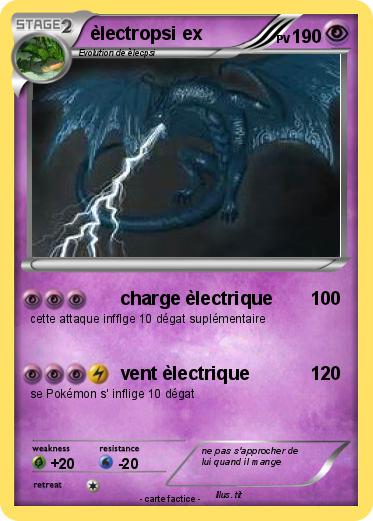 Pokemon èlectropsi ex