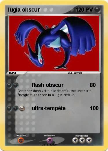 Pokemon lugia obscur