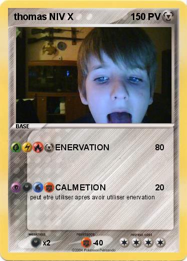 Pokemon thomas NIV X
