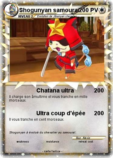 Pokemon Shogunyan samouraï
