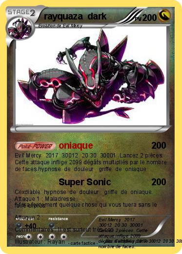 Pokemon rayquaza  dark