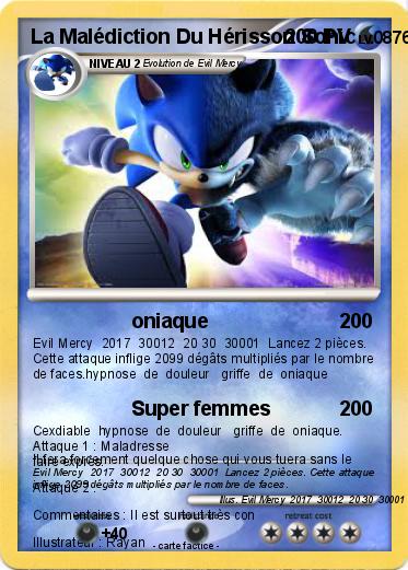 Pokemon La Malédiction Du Hérisson Sonic