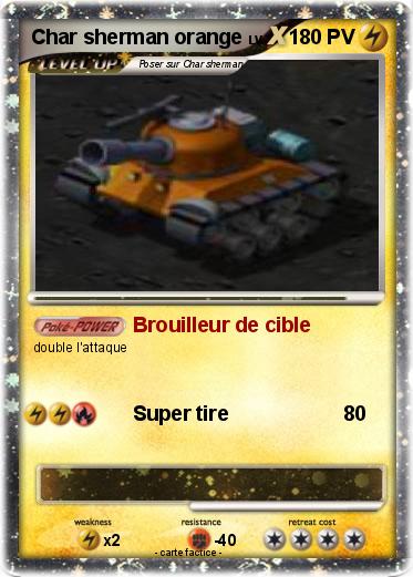 Pokemon Char sherman orange