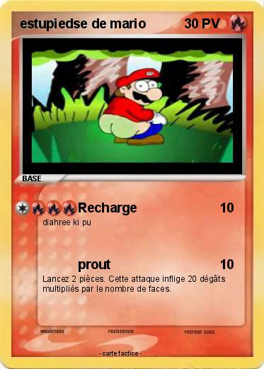 Pokemon estupiedse de mario